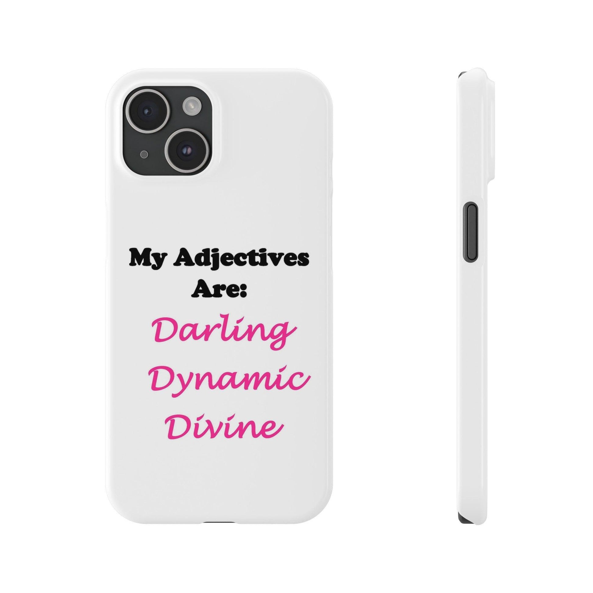 Darling (White) - Slim Phone Cases - Better Mode