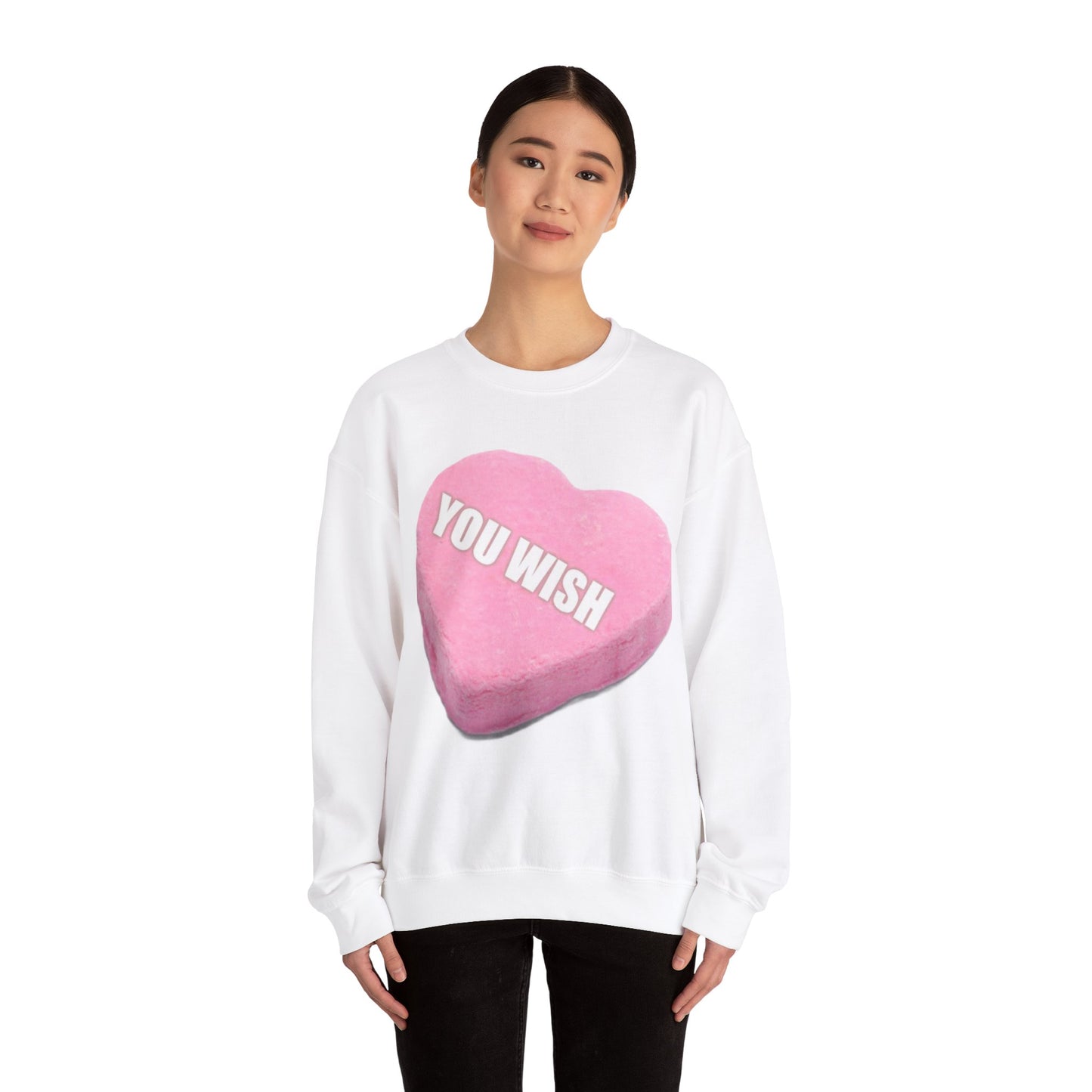 Candy Heart "You Wish" - Crewneck Sweatshirt - Better Mode