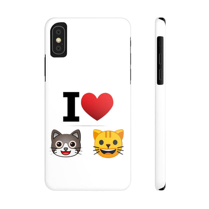 I Heart Cats - Slim Phone Cases