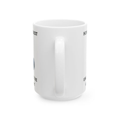 Honesty Policy (White) - Ceramic Mug, (11oz, 15oz)