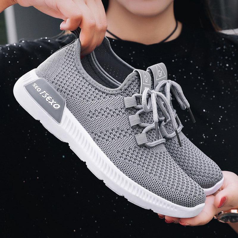 Women's Sneakers - Casual Cross Strap - Breathable Sneakers