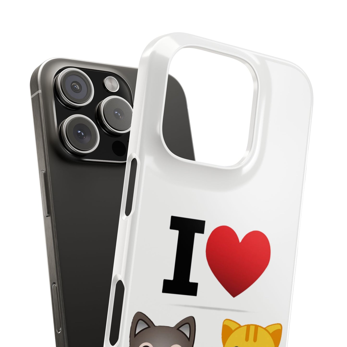 I Heart Cats - Slim Phone Cases