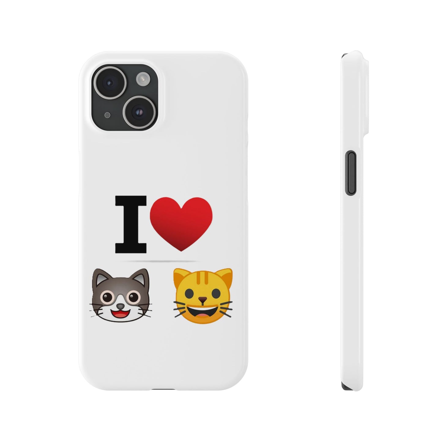 I Heart Cats - Slim Phone Cases