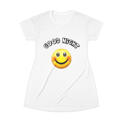 Nightgown T-Shirt Dress - Good Night