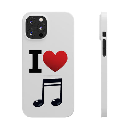 I Heart Music - Slim Phone Cases