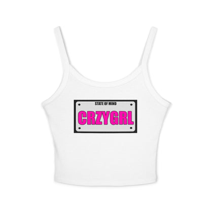 CRZYGIRL - Women's Spaghetti Strap Tank Top