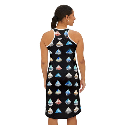 Triangle Pattern Racerback Dress