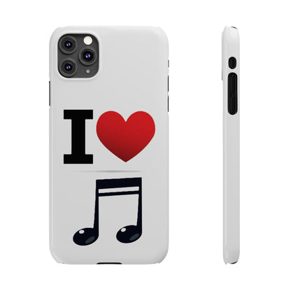 I Heart Music - Slim Phone Cases