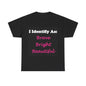 ID Brave Bright Beautiful (Black) - Unisex Heavy Cotton T-Shirt