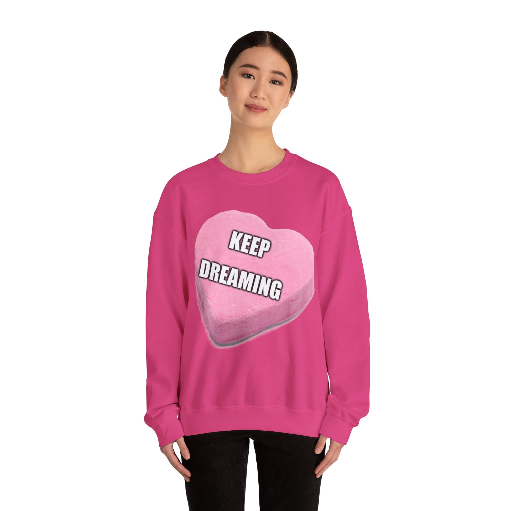 Candy Heart "Keep Dreaming" - Crewneck Sweatshirt - Better Mode