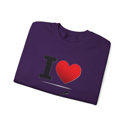 I Heart Guitar - Crewneck Sweatshirt