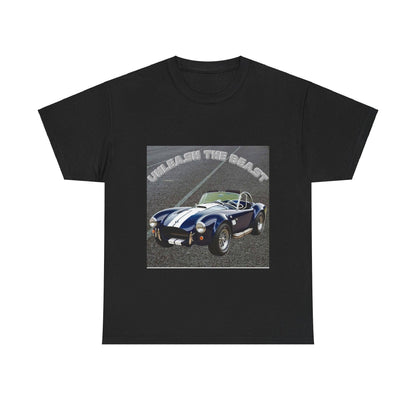 Unleash The Beast Classic Cars 4 - Unisex Heavy Cotton T-Shirt