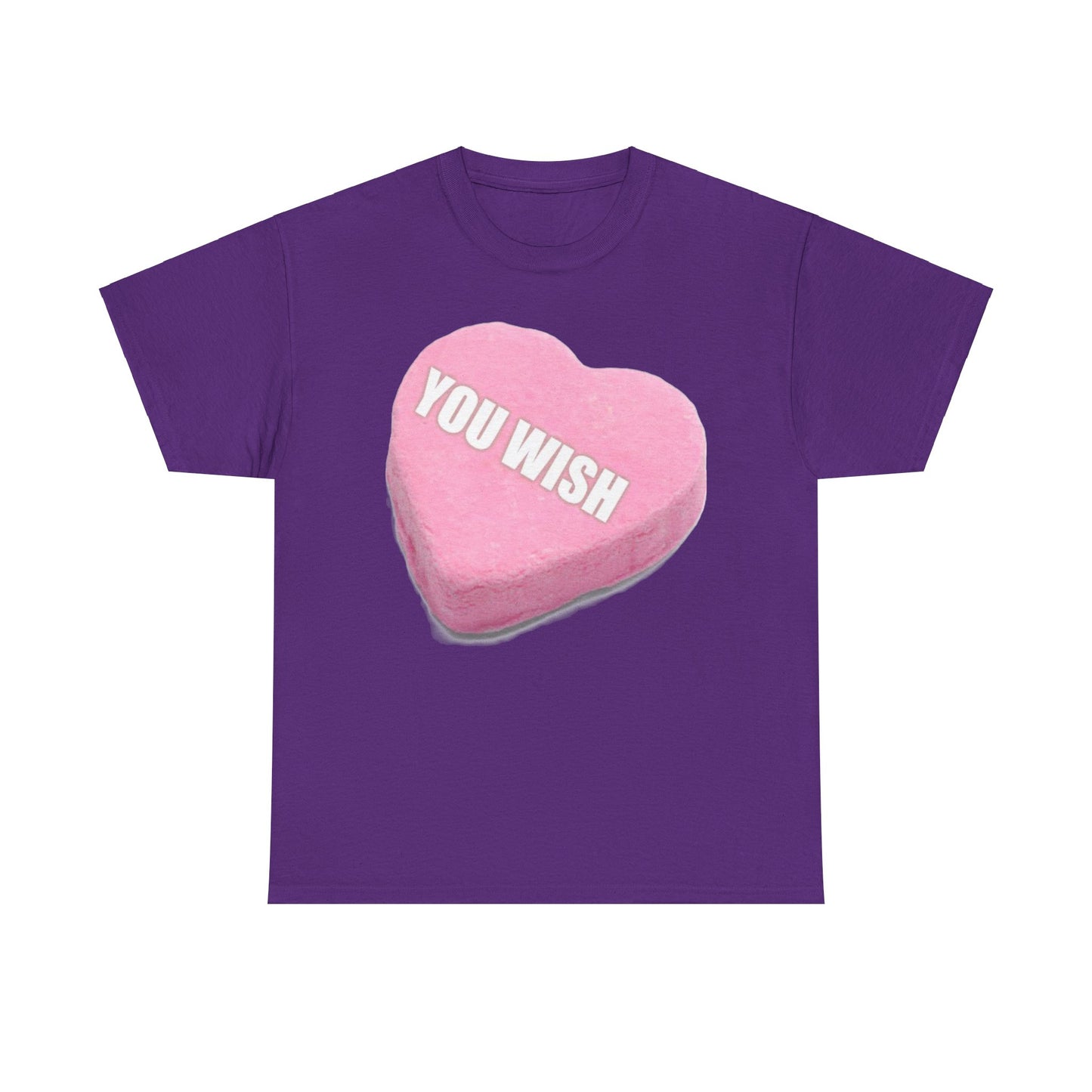 Candy Heart "You Wish" - Unisex Heavy Cotton T-Shirt - Better Mode