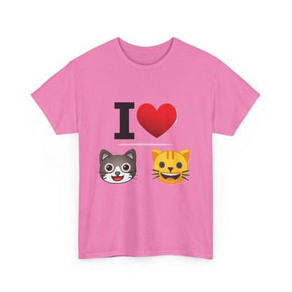 I Heart Cats - Unisex Heavy Cotton T-Shirt - Better Mode