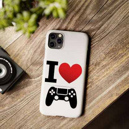 I Heart Gaming - Slim Phone Cases