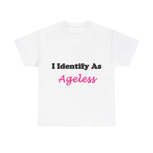 ID Ageless (White) - Unisex Heavy Cotton Tee - Better Mode