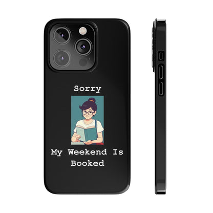 Booked 2 (Black) - Slim Phone Cases - Better Mode