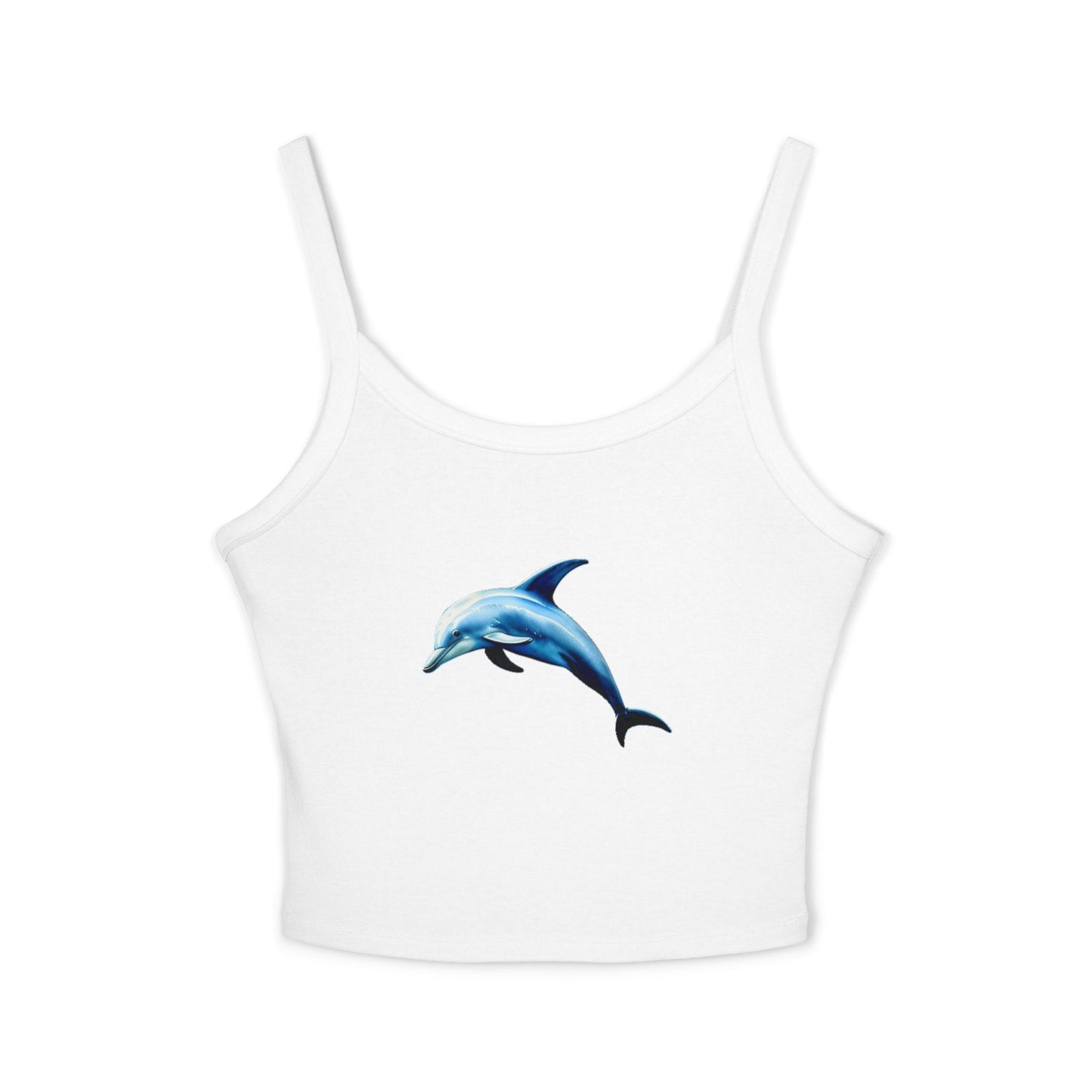 Dolphin - Women's Spaghetti Strap Tank Top