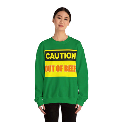 Caution Beer - Unisex Heavy Blend™ Crewneck Sweatshirt