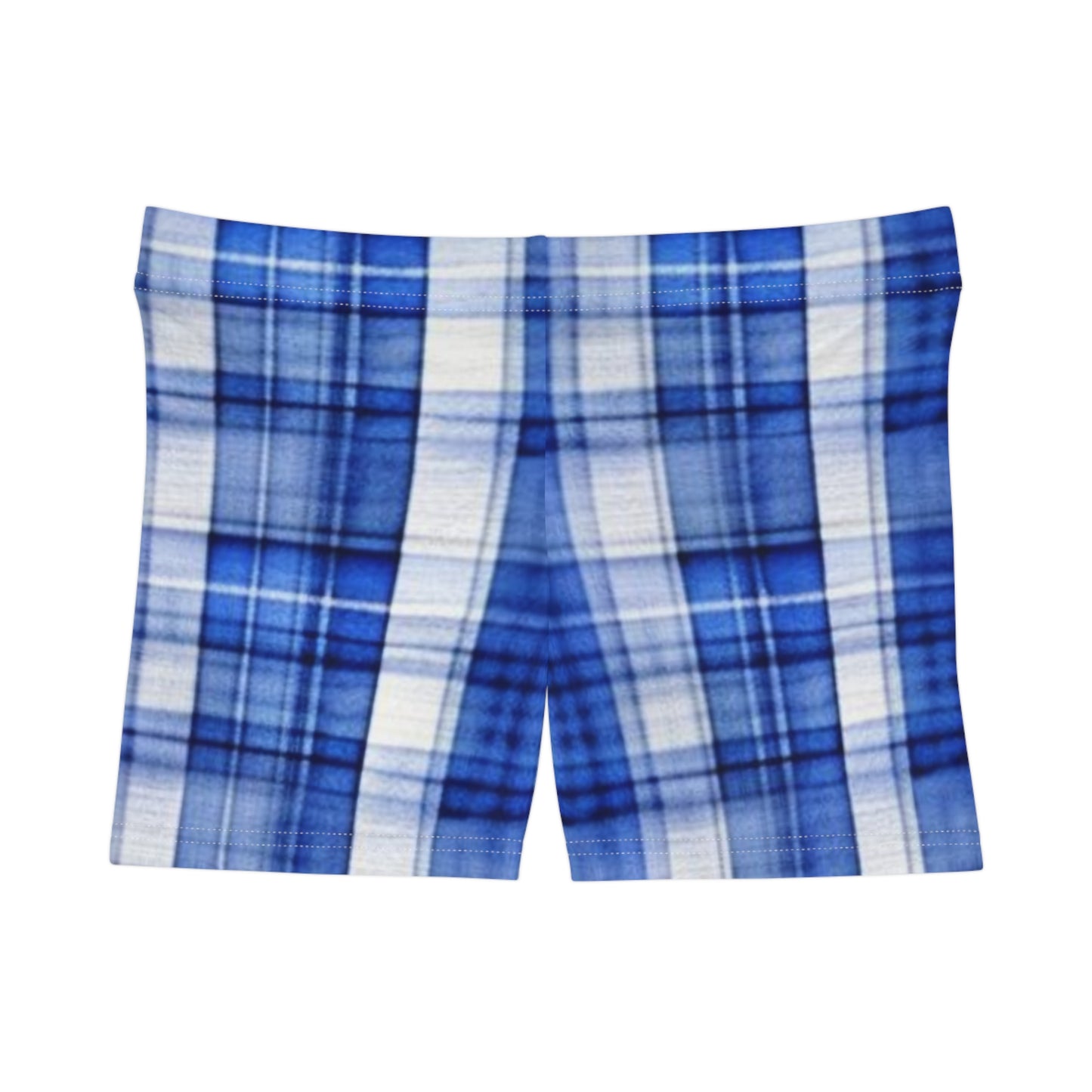 Blue Plaid Shorts