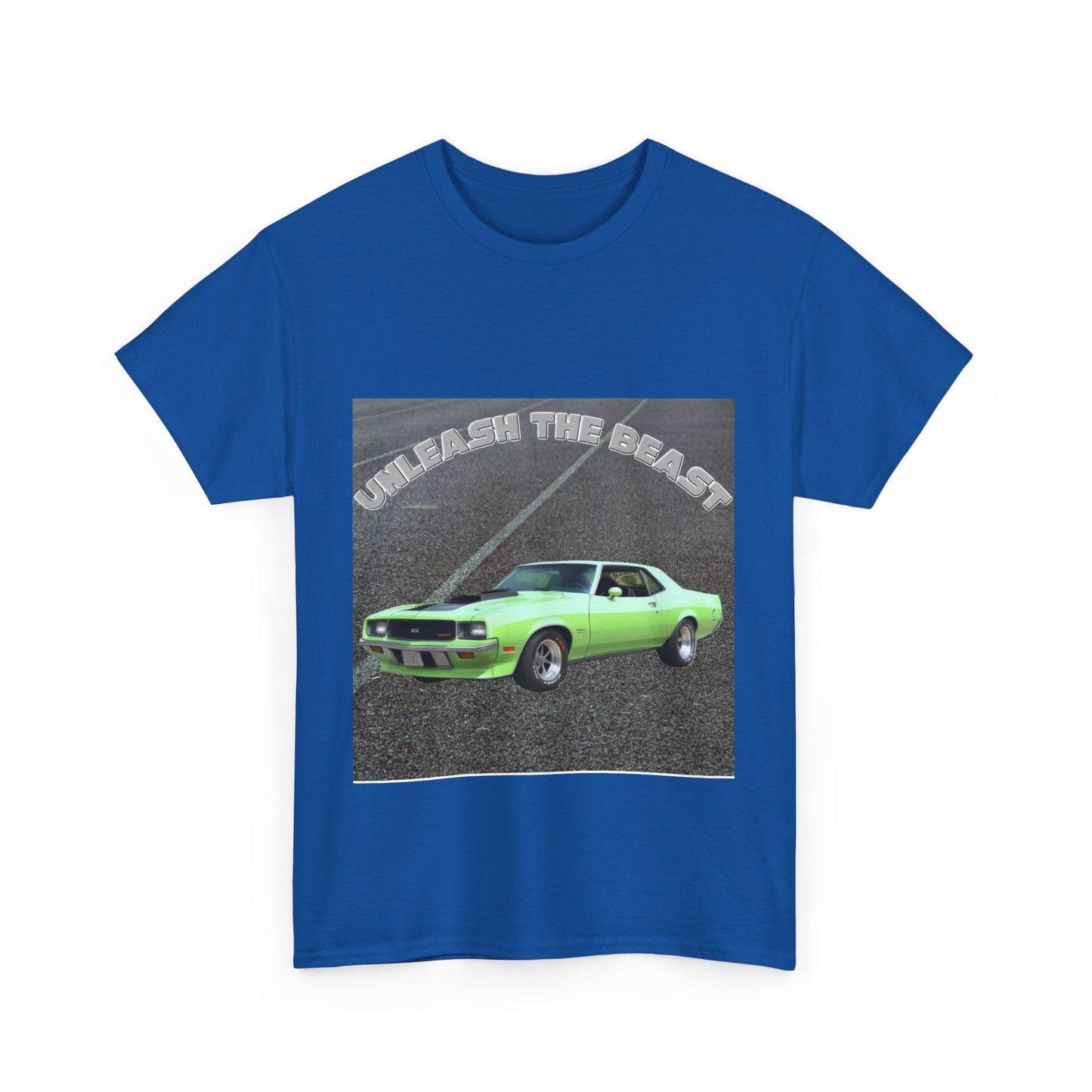 Unleash The Beast Classic Cars 5 - Unisex Heavy Cotton T-Shirt