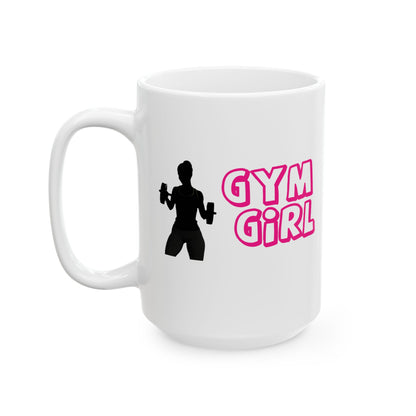 Gym Girl Ceramic Mug