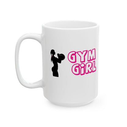 Gym Girl Ceramic Mug