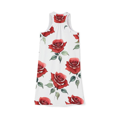 Women's Racerback Dress - Roses