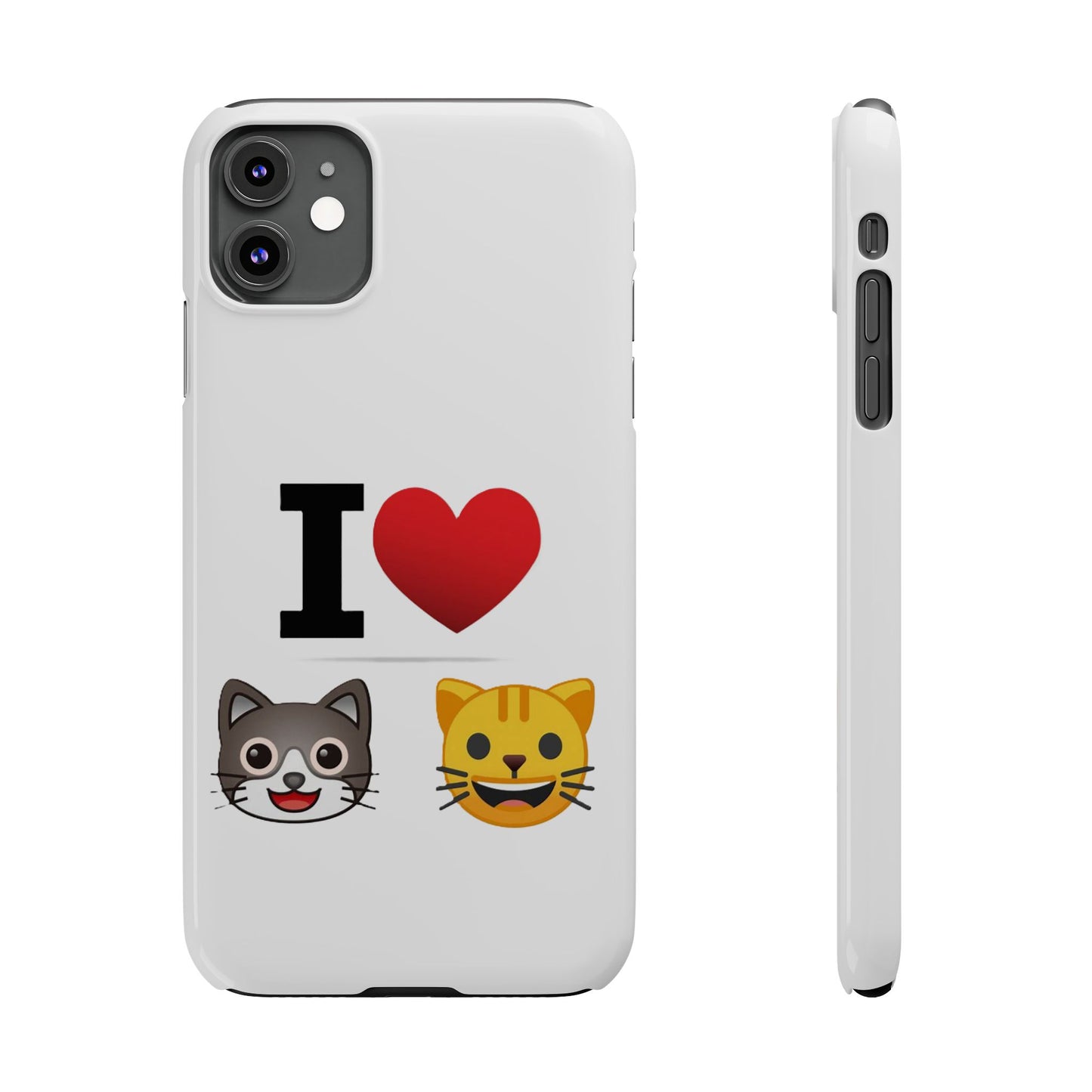 I Heart Cats - Slim Phone Cases