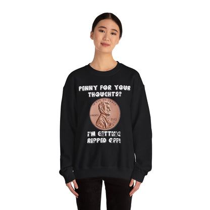 Penny...Thoughts - Crewneck Sweatshirt