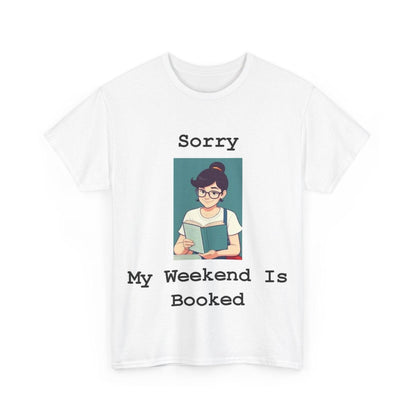 Booked 2 (Black) - Unisex Heavy Cotton Tee - Better Mode