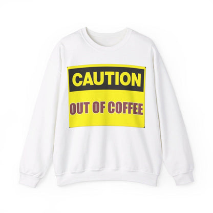 Caution Coffee - Unisex Heavy Blend™ Crewneck Sweatshirt