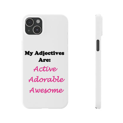 Active (White) - Slim Phone Cases - Better Mode