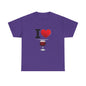 I Heart Wine - Unisex Heavy Cotton T-Shirt - Better Mode