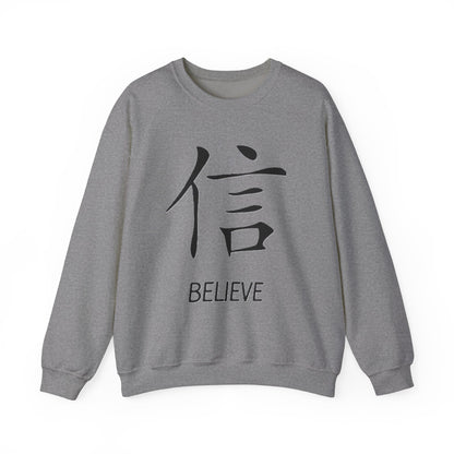 Believe Chinese Symbol Sweatshirt