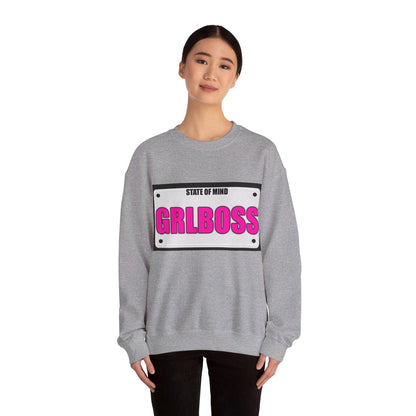 State Of Mind - GRLBOSS - Unisex Heavy Blend™ Crewneck Sweatshirt