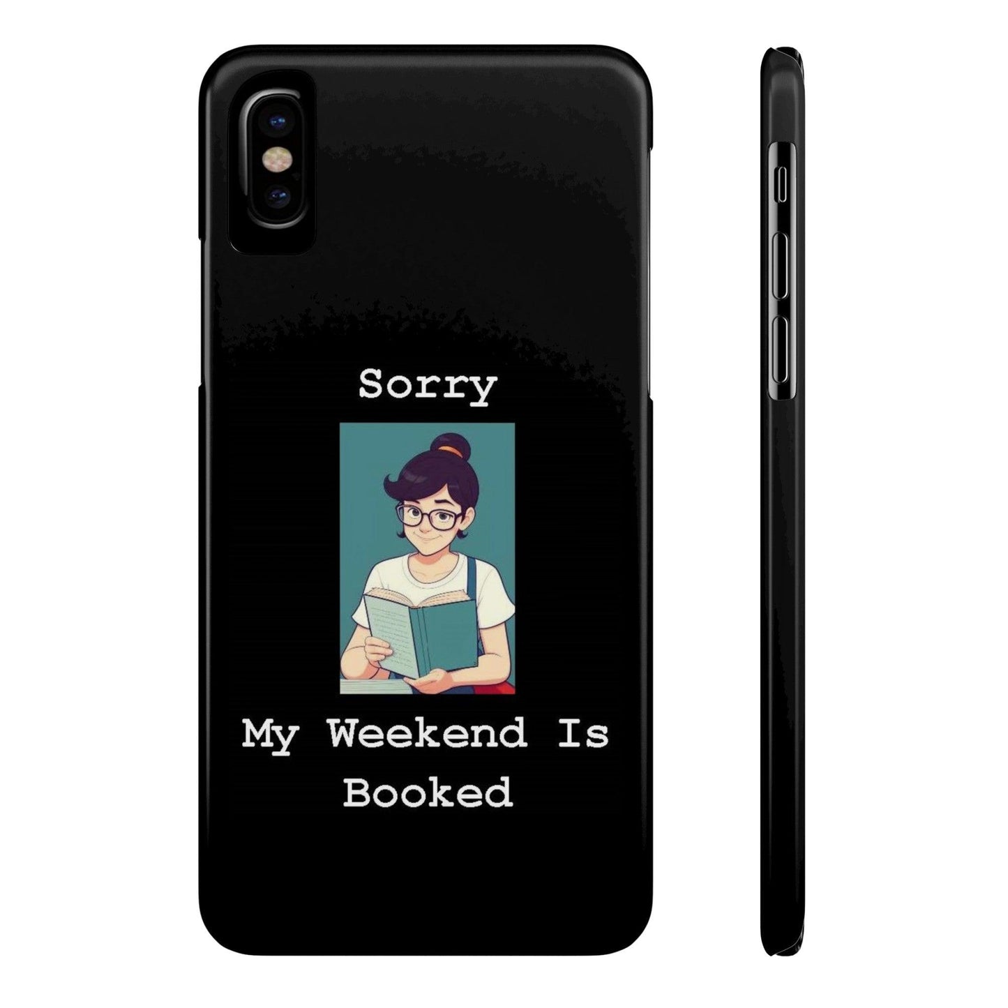 Booked 2 (Black) - Slim Phone Cases - Better Mode