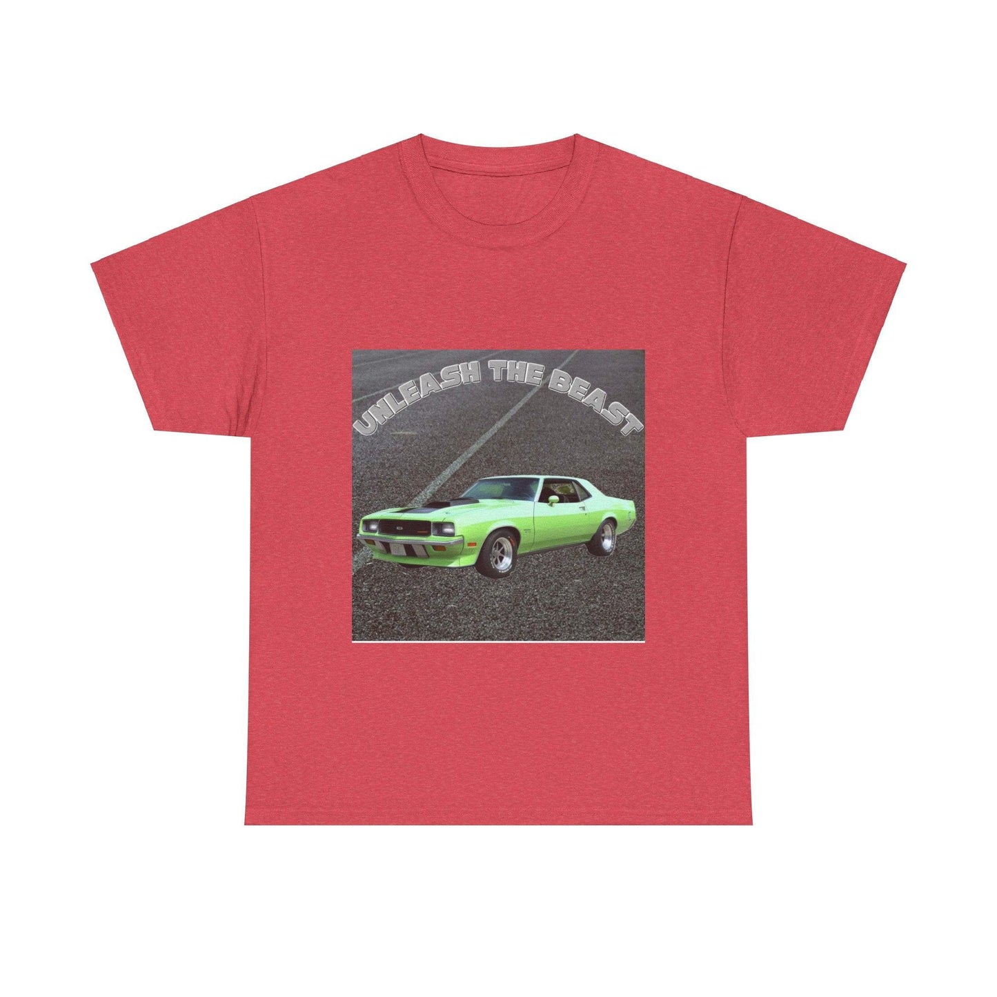 Unleash The Beast Classic Cars 5 - Unisex Heavy Cotton T-Shirt