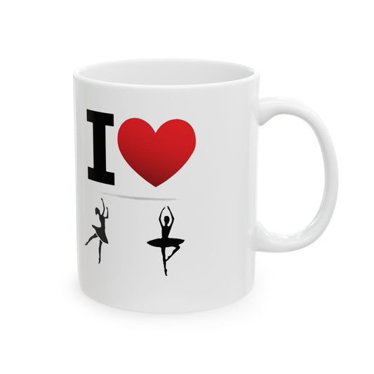 I Heart Dance - Ceramic Mug, (11oz, 15oz) - Better Mode