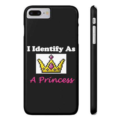 ID Princess (Black) - Slim Phone Cases - Better Mode