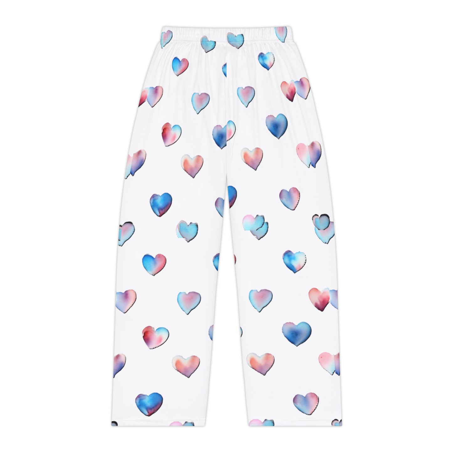 Heart Pattern Women's Pajama Pants