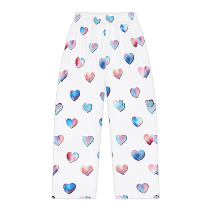 Heart Pattern Women's Pajama Pants