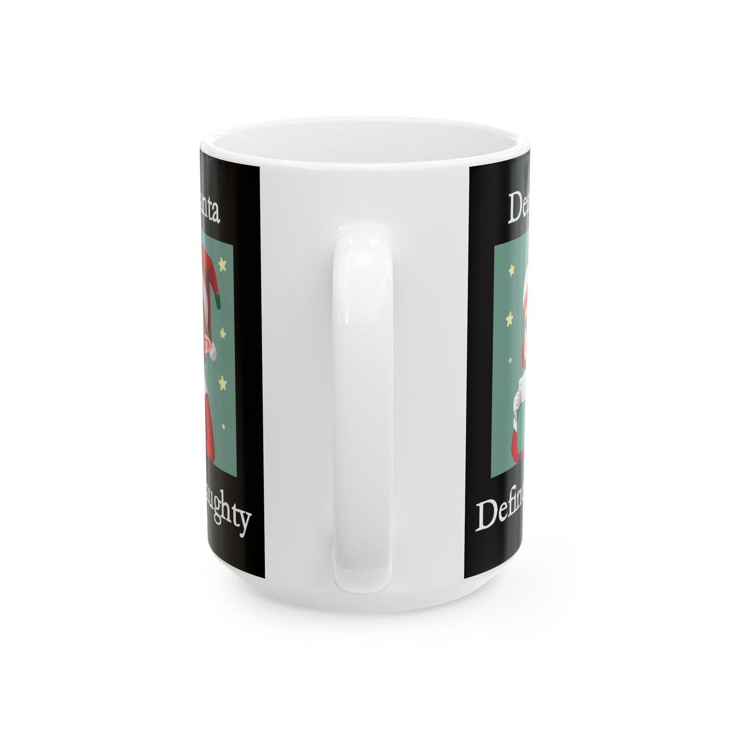 Christmas Dear Santa 2 (Black) - Ceramic Mug, (11oz, 15oz) - Better Mode