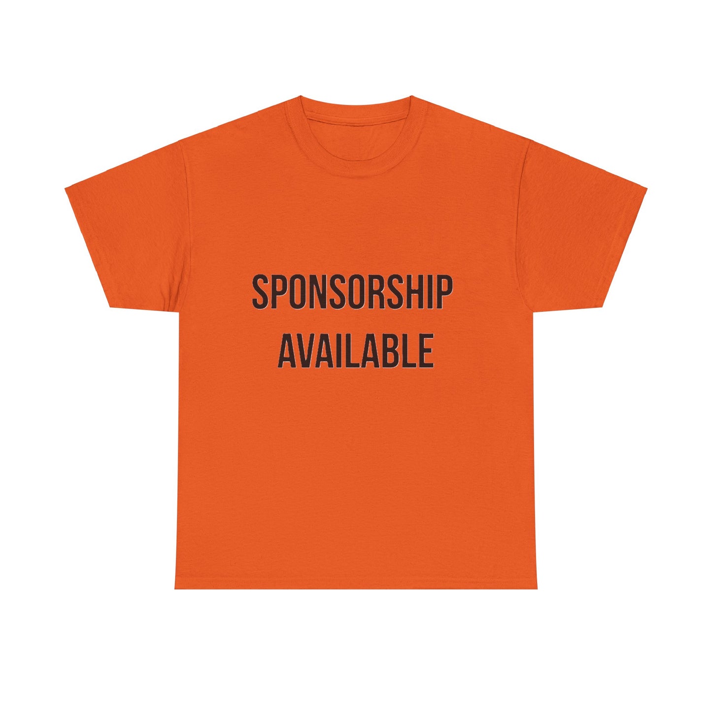 Sponsorship Available - Unisex Heavy Cotton T-Shirt