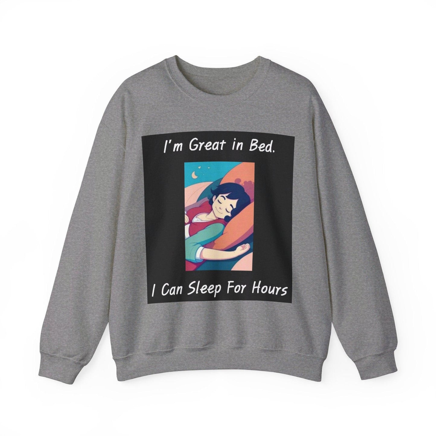 Great In Bed - Unisex Heavy Blend™ Crewneck Sweatshirt