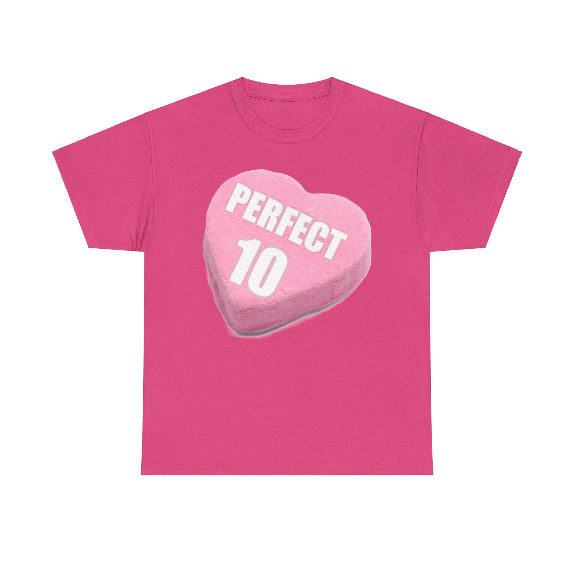 Candy Heart "Perfect 10" - Unisex Heavy Cotton T-Shirt - Better Mode