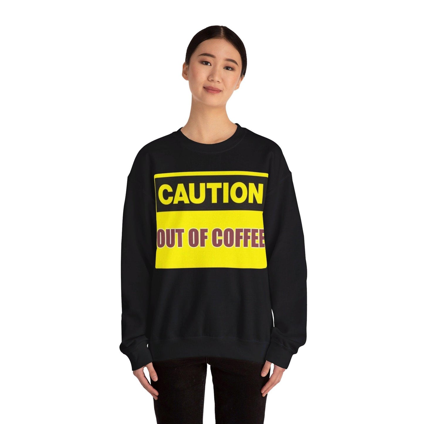 Caution Coffee - Unisex Heavy Blend™ Crewneck Sweatshirt