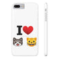 I Heart Cats - Slim Phone Cases