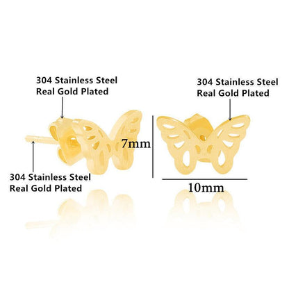 Origami butterfly earrings - Better Mode