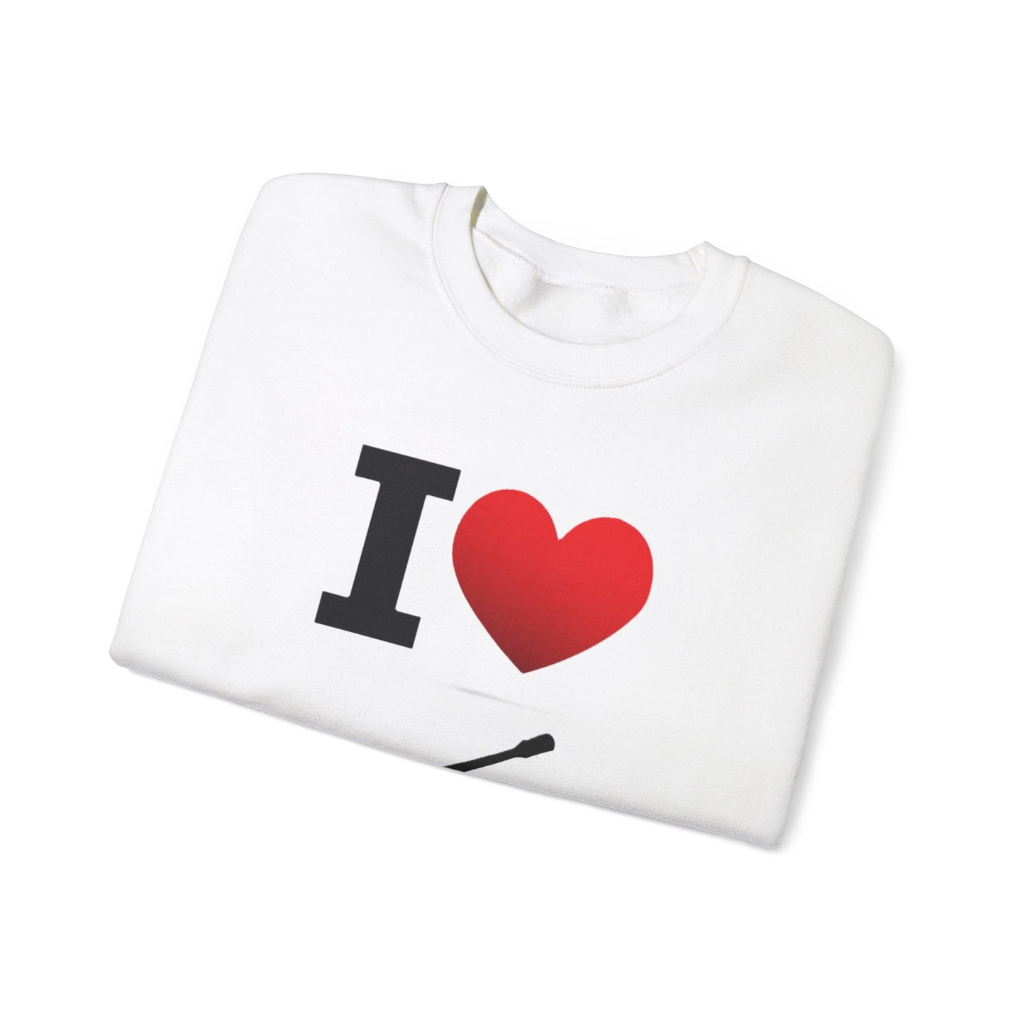 I Heart Guitar - Crewneck Sweatshirt